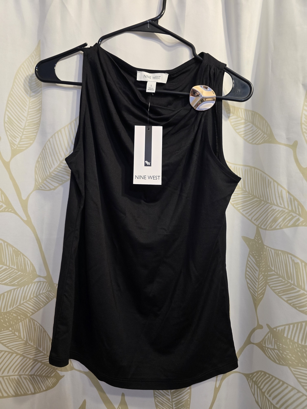 Nine West Black Apparel Tag with Logo